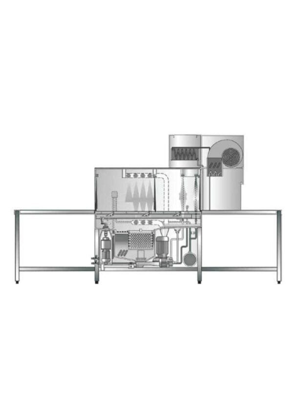 Hobart Kurutmalı Konveyörlü Bulaşık Makinesi CS-A-24 R/L