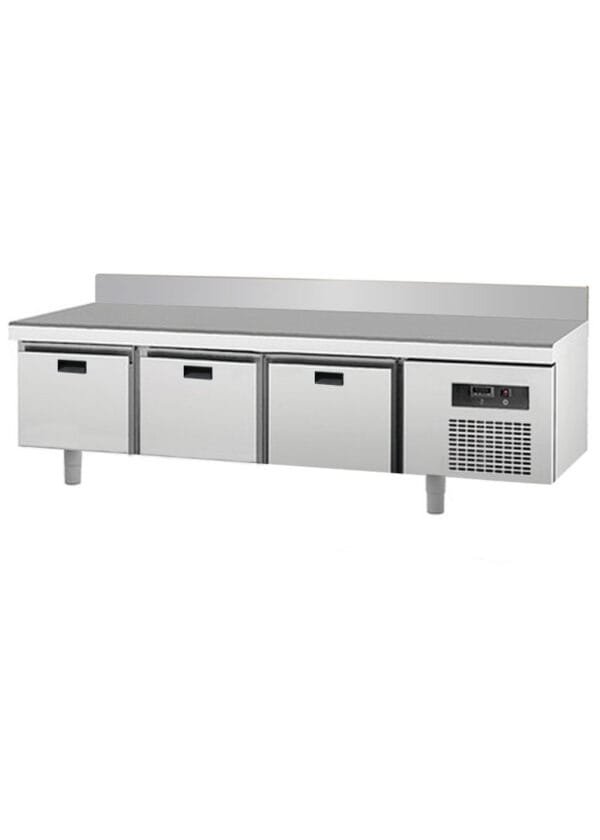NeoSystem Tezgah Altı 3 Çekmeceli Soğuk Dolap T-188-3C-NTV - 188x70x56 cm