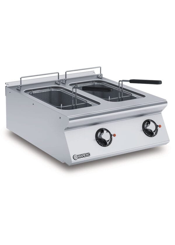 900 Serisi 10+10 Lt. Çift Hazneli Elektrikli Fritöz 60x90x25 cm - NF96E10