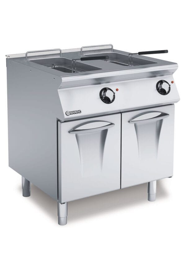 900 Serisi 22+22 Lt. Çift Hazneli Elektrikli Fritöz 80x90x87 cm - NF98E22